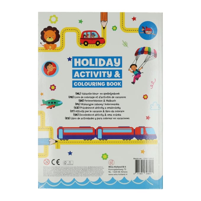 Wins Holland - Holiday Coloring and Activity Book with Stickers