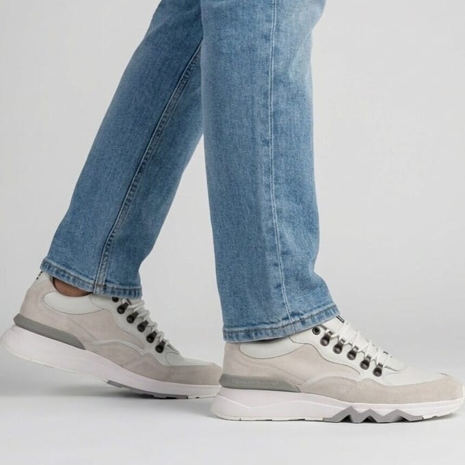 Floris van Bommel Floris van Bommel De Zager Sneakers wit G1/2 Leest