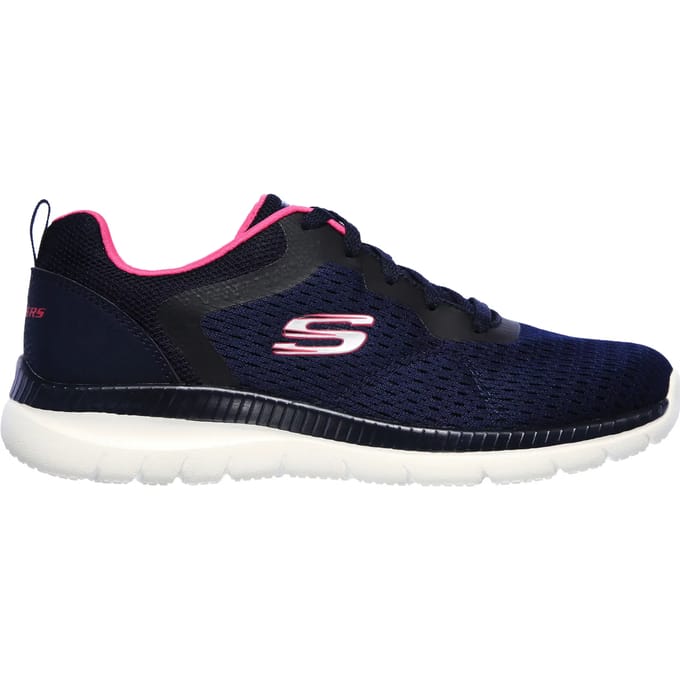 Skechers Bountiful Quick Path dames sneakers blauw