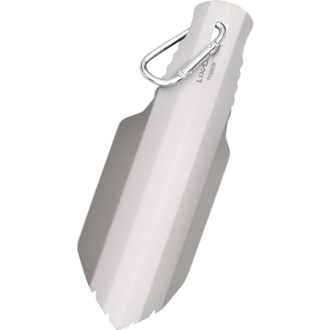 Lixada Titanium Tuin Handschep Outdoor Camping Wandelen Backpacken Troffel Shovel with Clip