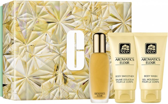 Clinique Aromatisch Elixer set Eau de Parfum Spray 45ml + Body Smoother, 75ml + Body Wash, 75ml