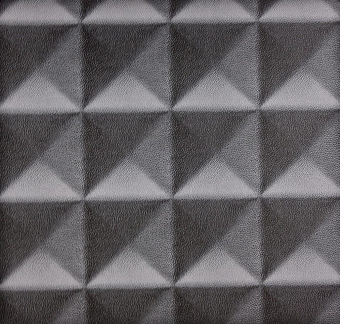 Dutch Wallcoverings Vliesbehang leer pyramide - zwart