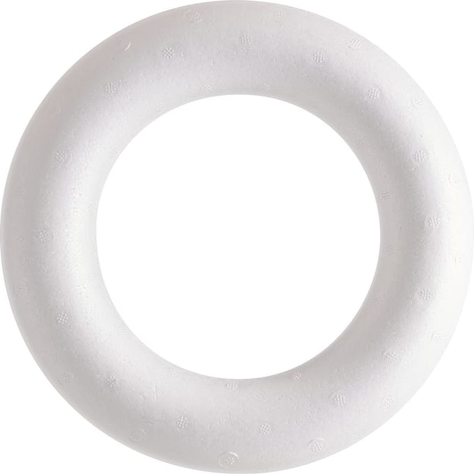 Piepschuim ring vol - Ø approx. 20 cm