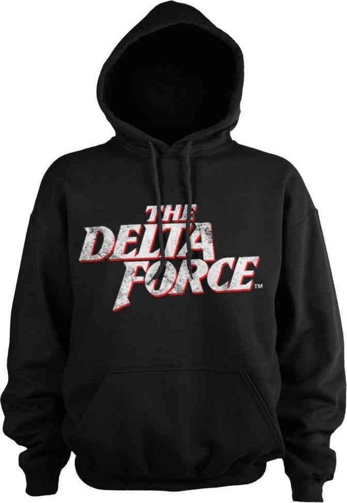 The Delta Force Hoodie/trui -XL- Washed Logo Zwart