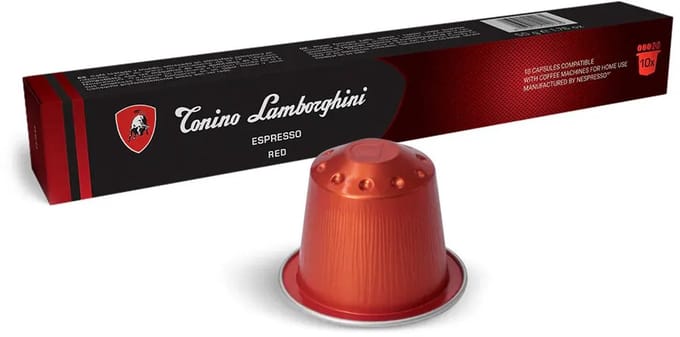 Tonino Lamborghini Red - Nespresso Compatible Capsules - 10 x 10 stuks