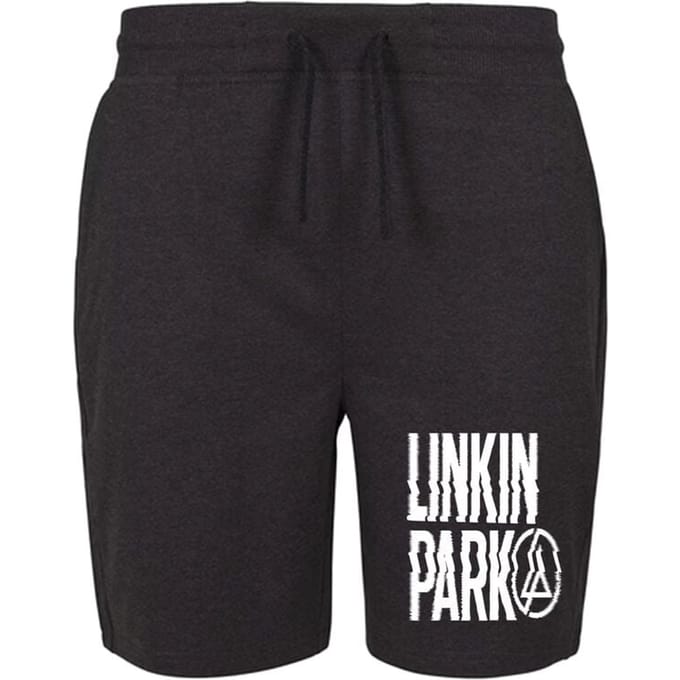 Linkin Park Shorts - Shift Logo - L tot XXL - voor Mannen - zwart