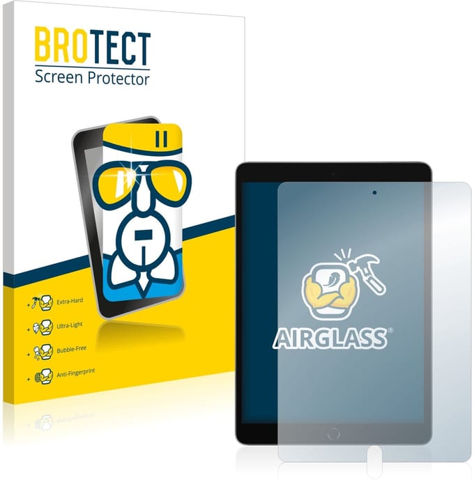 Screenprotector voor Apple iPad 10.2" 2021 (9. Gen.) Beschermglas transparant