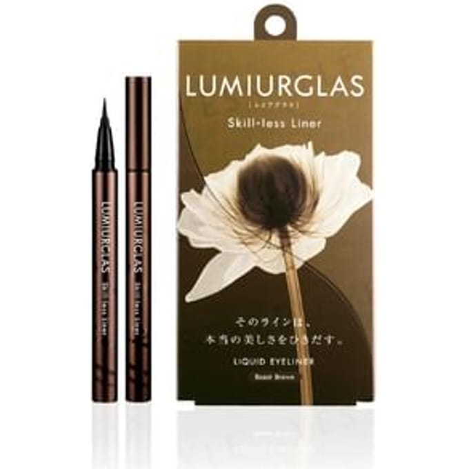 LUMIURGLAS - Skill Less Liner Liquid Eyeliner 02 Roast Brown 1 pc