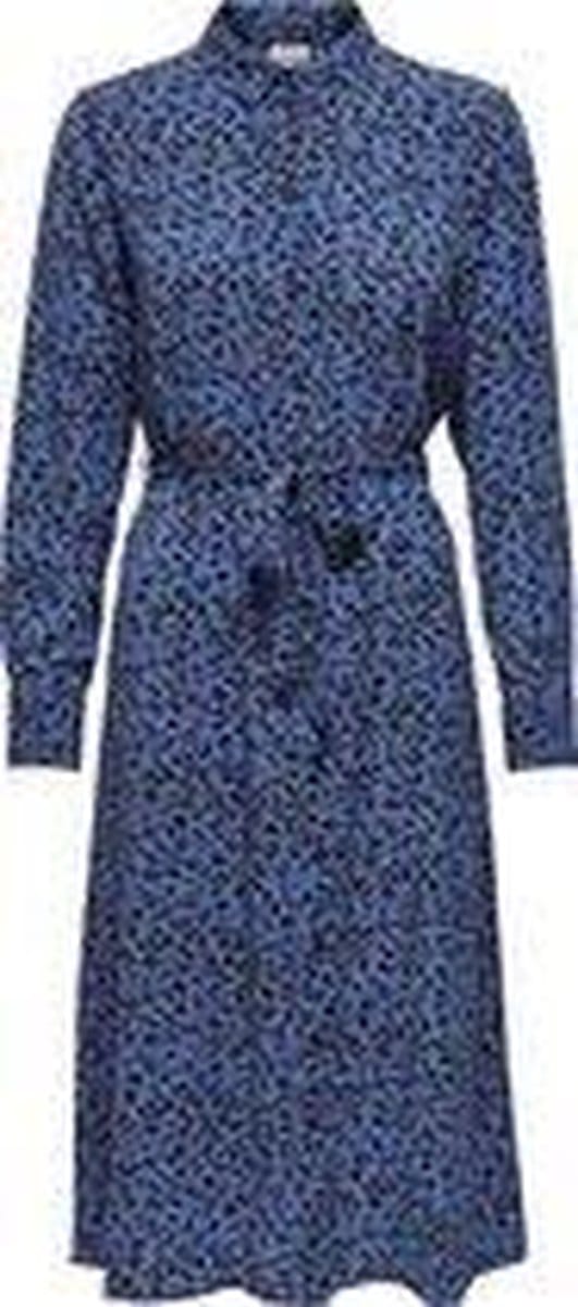 JDY JDYPIPER L/S ABOVE CALF DRESS WVN NOOS Dames Jurk - Maat