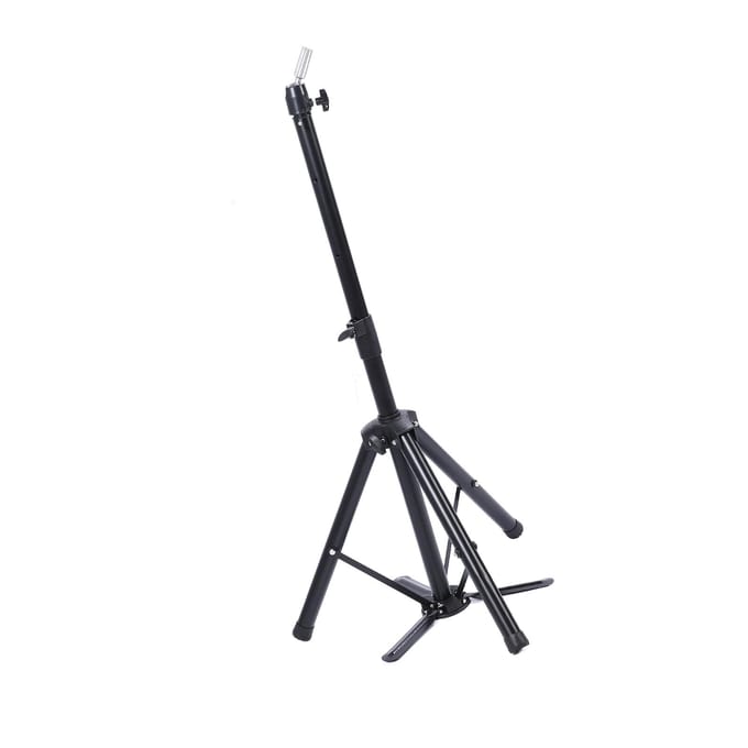 Verstelbare Kappers Oefen Mannequin Mannequin Hoofd Statief Standaard Mannequin Pruik Poppenhoofd Houder black