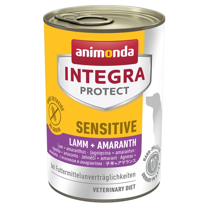6x400g Protect Sensitive Blik Lam & Amarant animonda Integra Hondenvoer