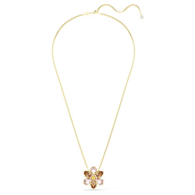 Swarovski - 5735227 - Idyllia - Goudkleurig - Ketting - Broche