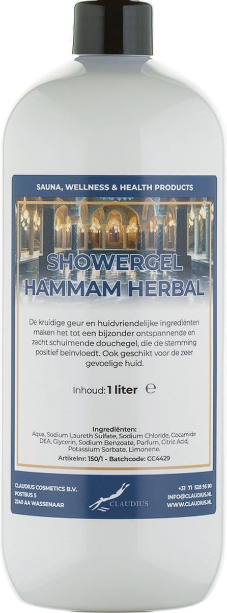 Douchegel Hammam Herbal 1 liter - showergel