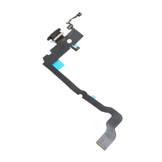Câble flexible de chargement USB pour iPhone XS Max, noir gray