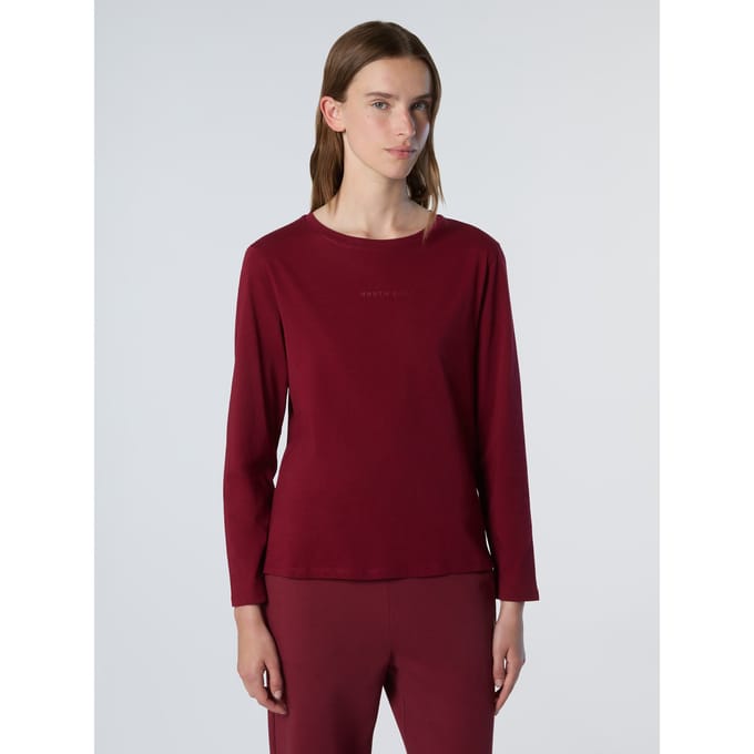 North Sails T-shirt met lange mouwen Met verhoogd logo