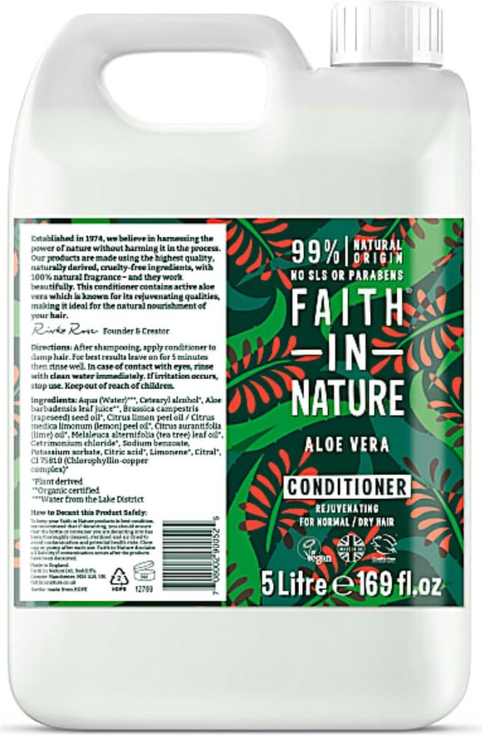 Faith in Nature Conditioner Aloe Vera – Refill 5L