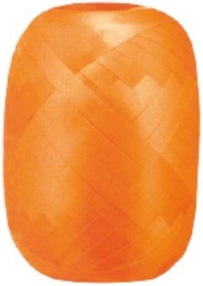 Wefiesta - Cadeaulint - 20 M x 5 MM - Polyester - Oranje