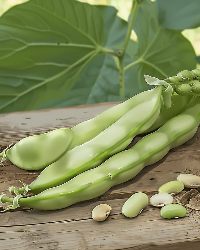 3 sets - Tuinbonen Zaden Witkiem Vicia Faba Eenjarig 250g