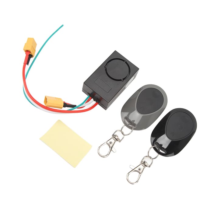 Alarme antivol 115 dB pour scooter électrique NINEBOT MAX G30, avec 2 télécommandes gray