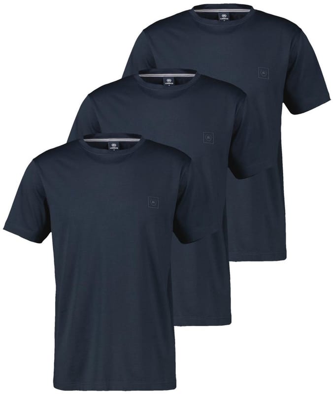 LERROS Heren t-shirt 3 pack Basic