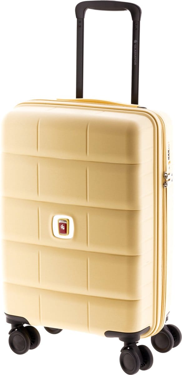 Gladiator Magic Handbagage Koffer - 55 cm - 34 liter - TSA slot - Geel