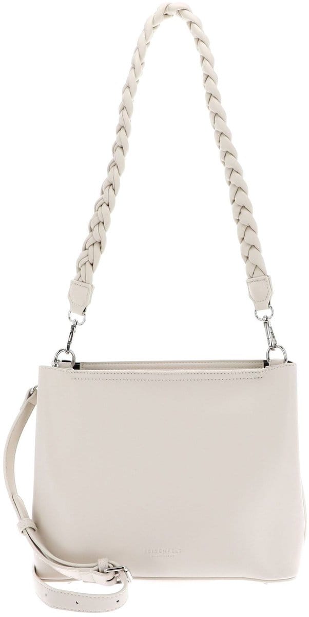 SEIDENFELT MANUFAKTUR Schoudertas Melbu Hobo Bag Cream Crème