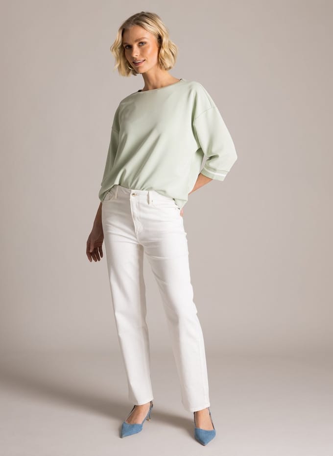 YEST Karin Bottoms - Off White - maat 36
