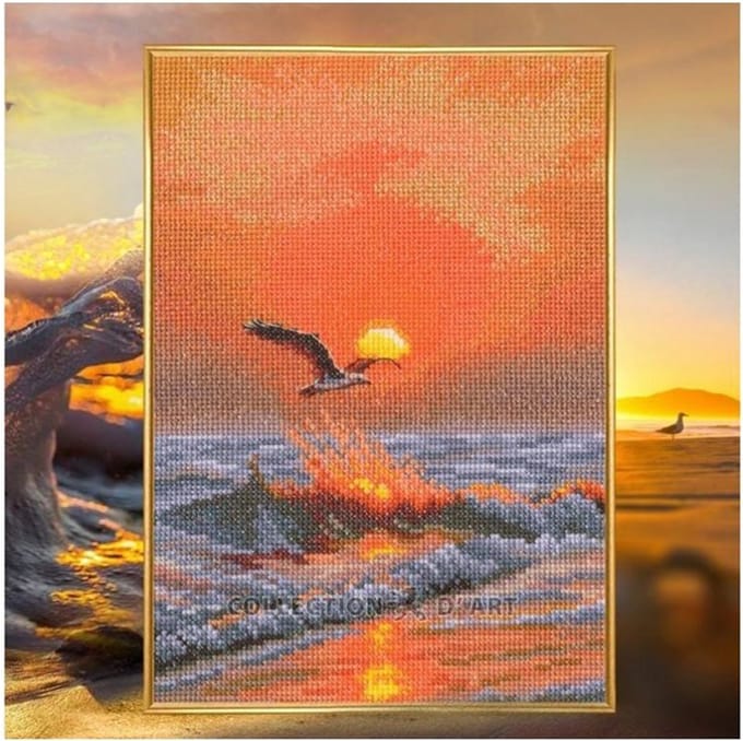 When the sun sets on the wave borduurpakket RTO M1057