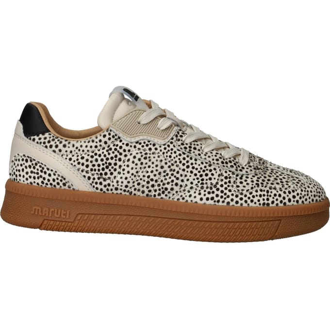 Maruti Yale Sneakers Dames - Leren Sneaker - Beige - Maat 38