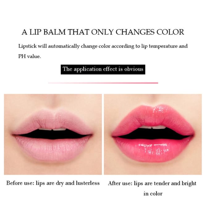 Baume à lèvres hydratant, couleur durable, changement d'humeur, rouge à lèvres hydratant longue durée
