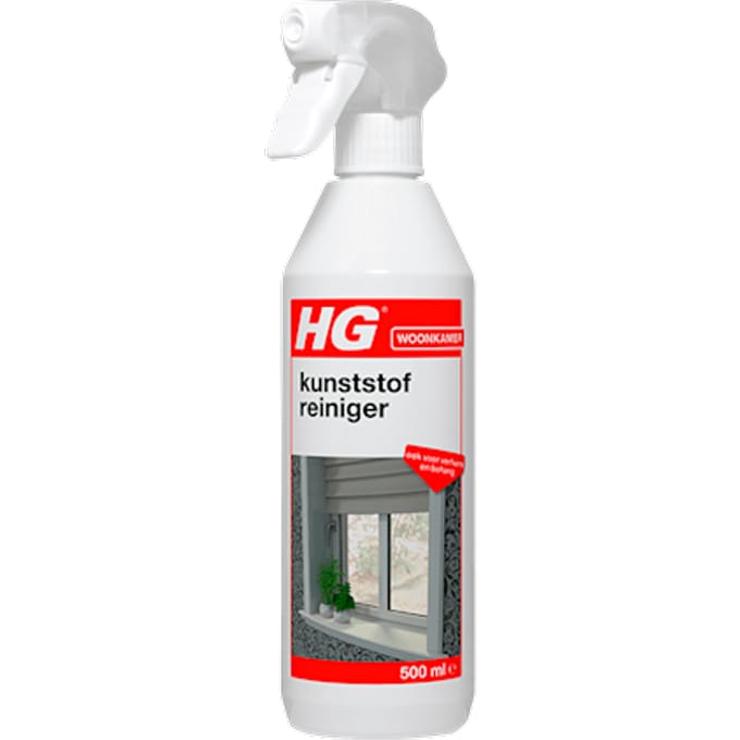 HG kunststofreiniger - 500ml - snel een vlekkeloos resultaat