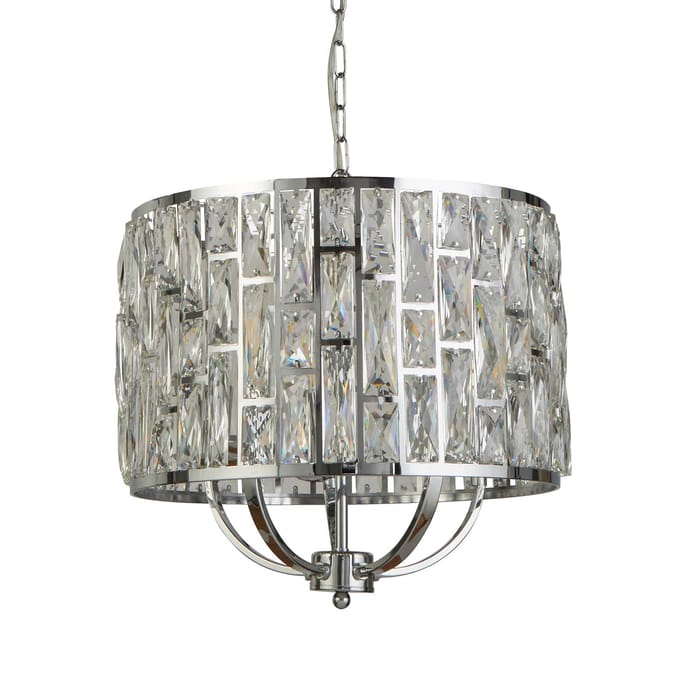 Searchlight Hanglamp Bijou met kristalglaskap, Ø 44 cm