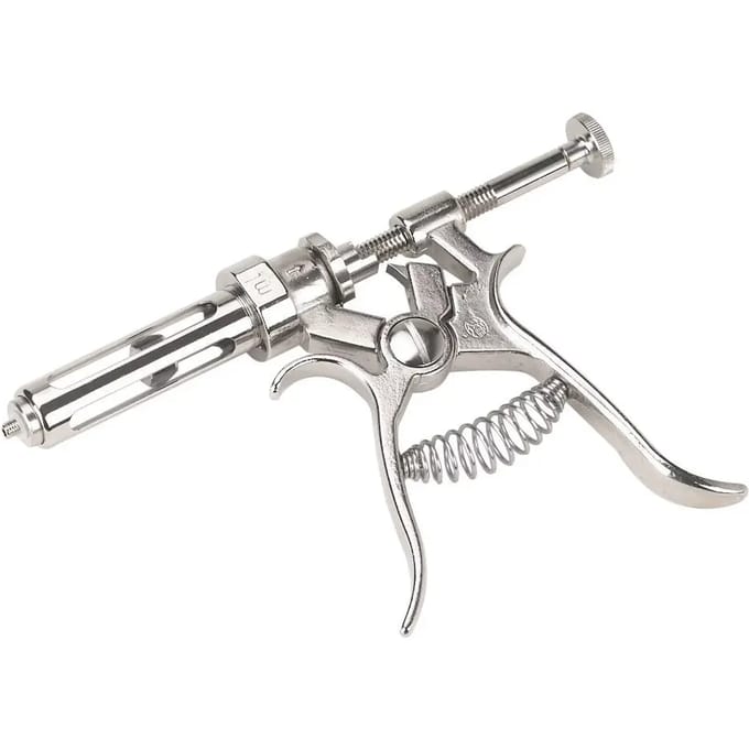 Doseerspuit met lange/draadtip Kerbl HSW Roux-Revolver