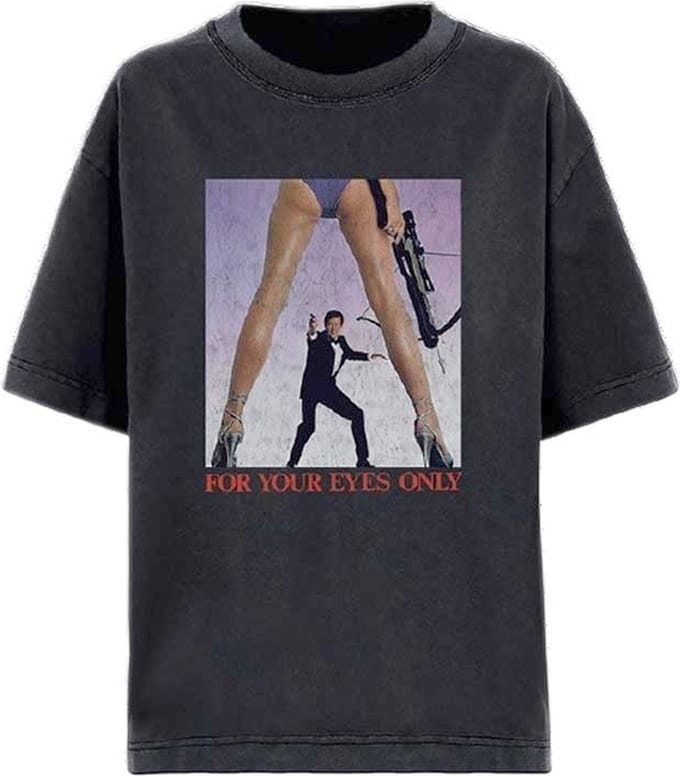 James Bond - For Your Eyes Only Heren T-shirt - S - Zwart
