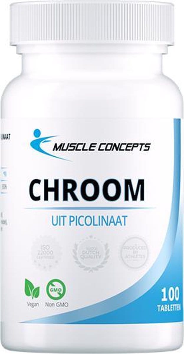 Chroom Picolinaat - Mineralen supplement - 100 Tabletten | Muscle Concepts