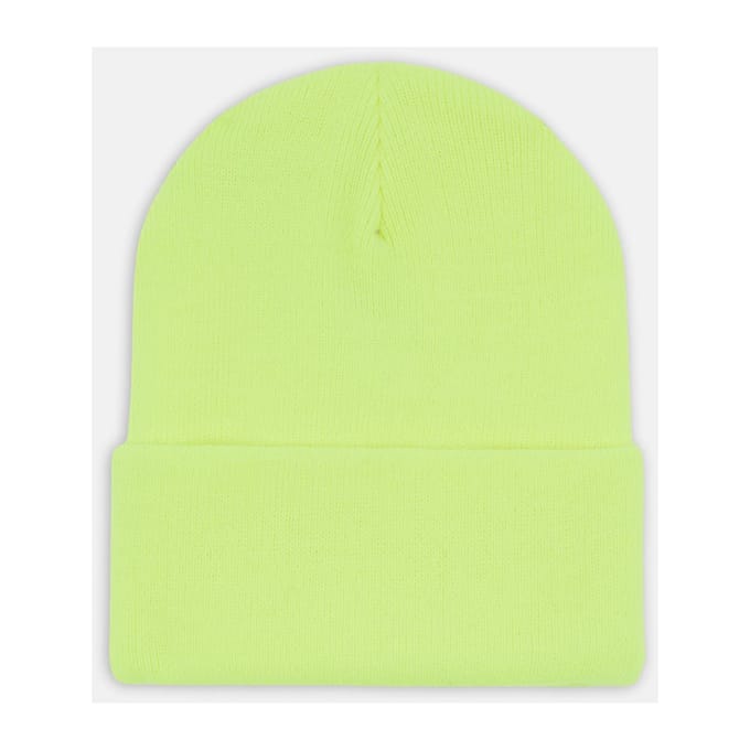 Dickies Acrylaat Opgerolde Unisex Volwassenen Gele Muts