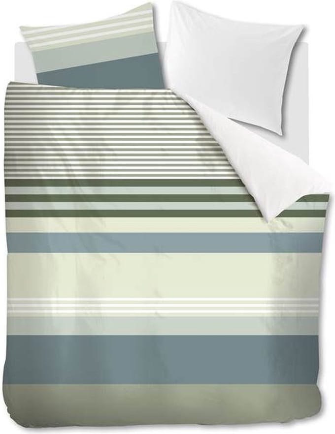 Snoozing Fabio Dekbedovertrek - Extra breed - 260x200/220 cm - Green
