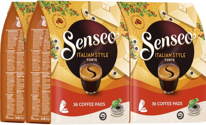 Senseo Italian Style Forte Koffiepads - 4 x 36 pads