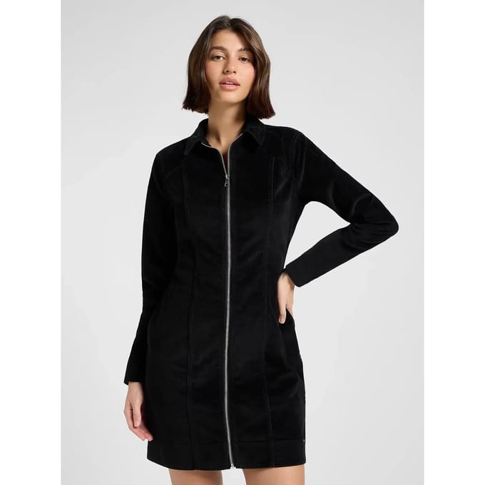 Lee 112370991 Lang Mouw Jurk Zwart L Vrouw