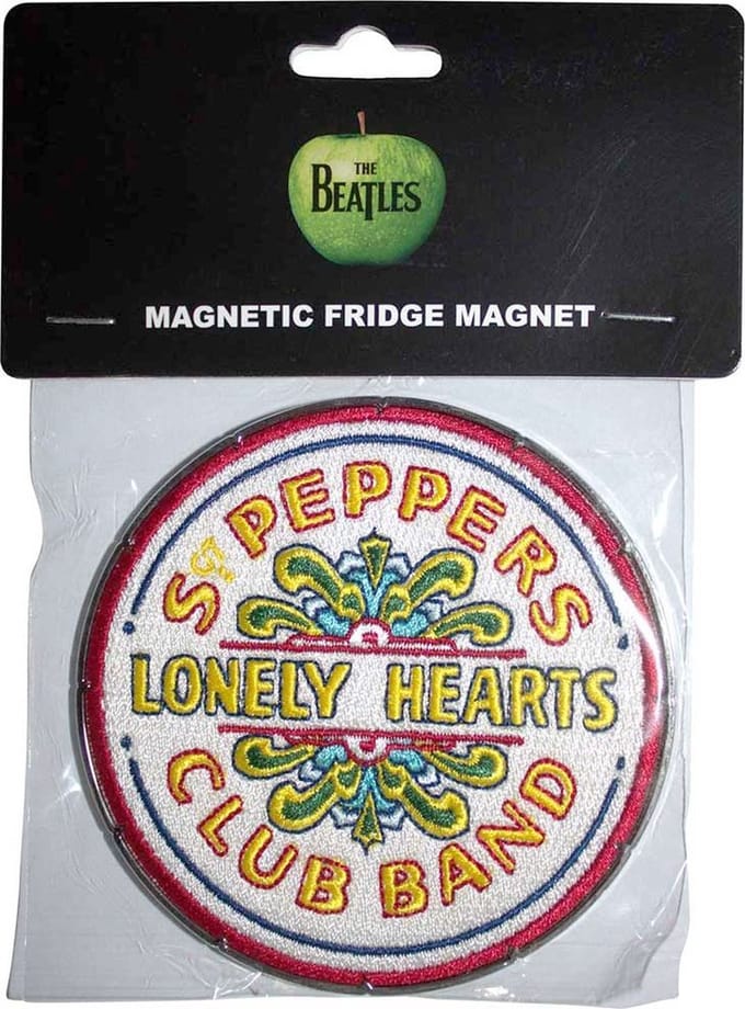 The Beatles - Sgt Pepper Drum Patch Koelkastmagneet - Multicolours