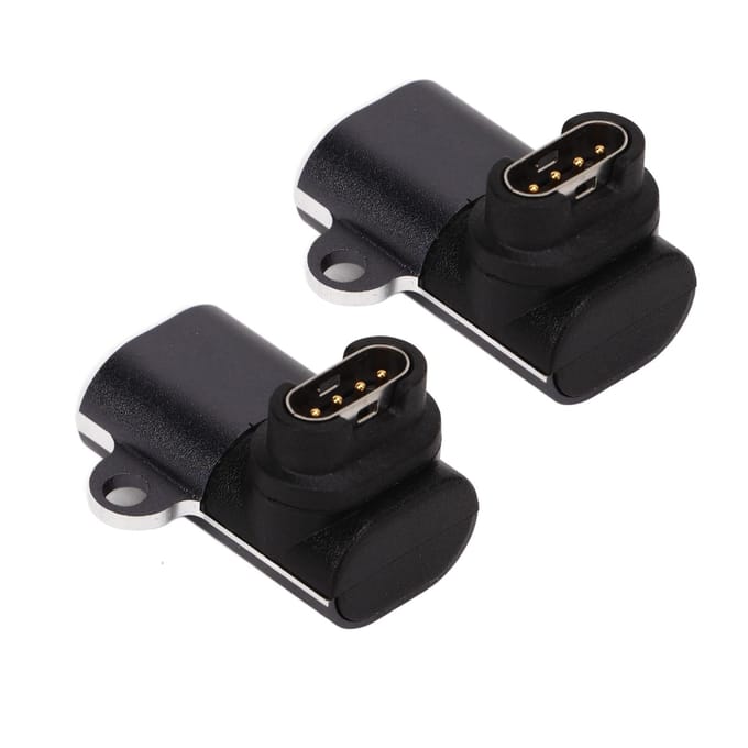 2 stuks Voor Garmin naar Type C Vrouwelijke Adapter Professionele Mini USB C Adapter voor Garmin Smartwatch black