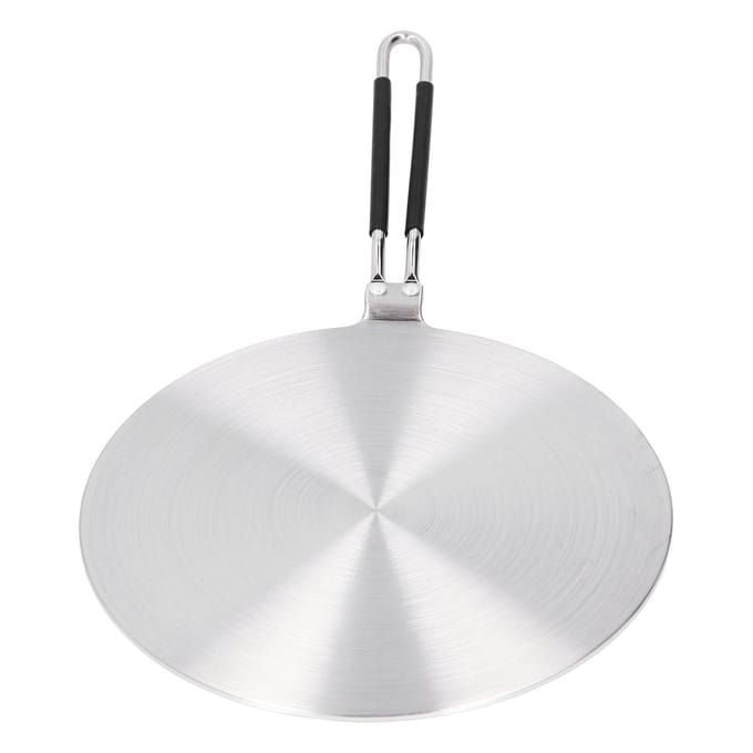 Hittediffuser RVS Inductie Adapterplaat voor Gasfornuis Keukengerei24cm white
