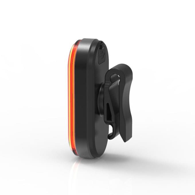 Fietsachterlicht USB oplaadbaar achterlicht Fietsen waarschuwingslicht Ondersteuning 6 lichtmodi voor MTB zwart