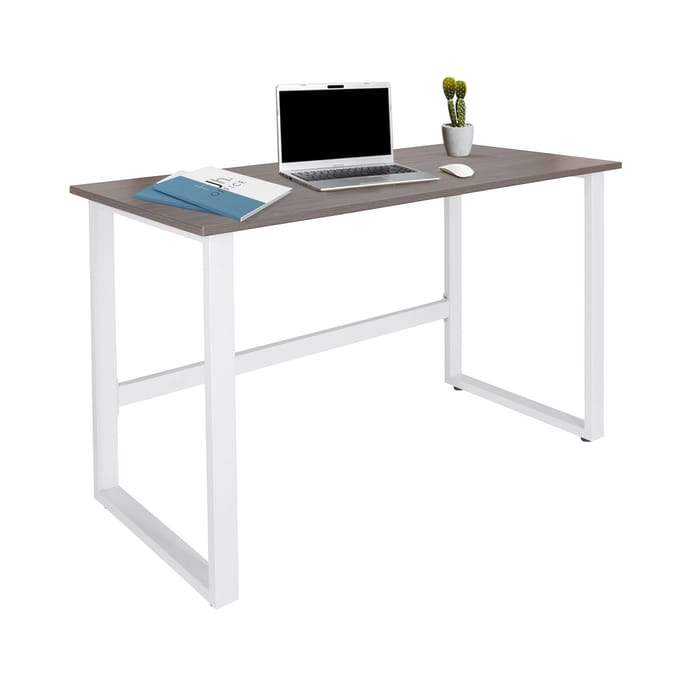 Bureau WORKSPACE LIGHT I 120 x 60 cm grijs/wit hjh OFFICE