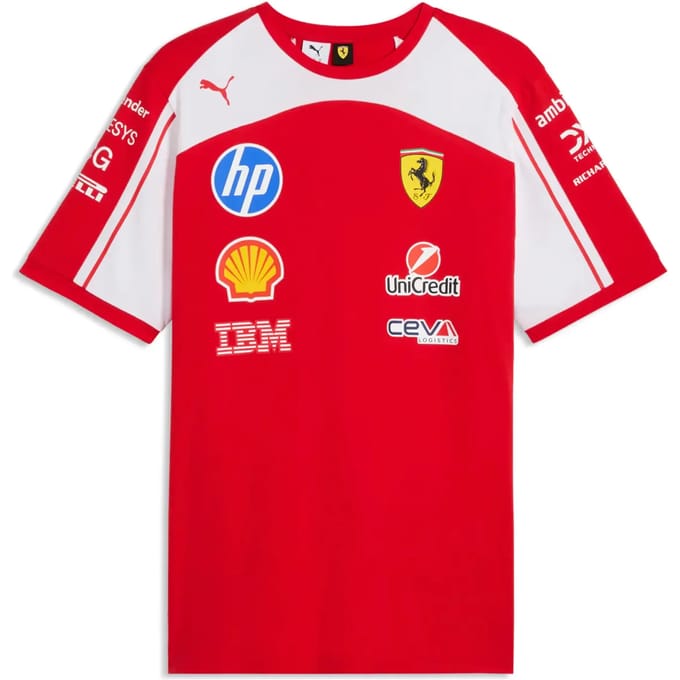Ferrari Teamline Shirt 2026 L - Lewis Hamilton - Charles Leclerc - Formule 1