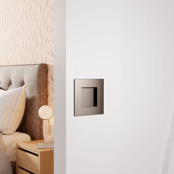 Schuifdeurkom - Mocca blend - RVS - GPF - GPF0714.A3E mocca blend 70x70mm