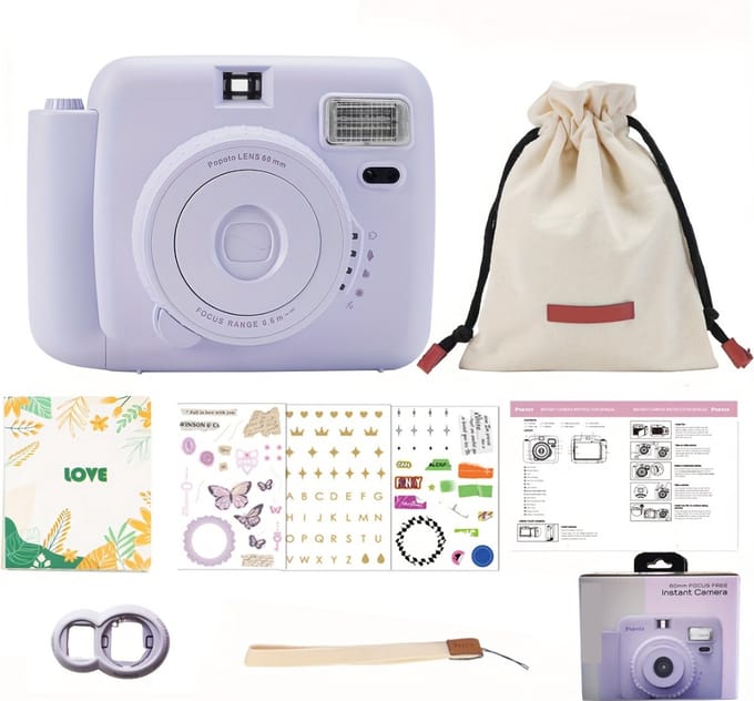 Livano Camera - Printer - Digitale Foto Camera - Camera Met Printer - Oplaadbaar - Paars