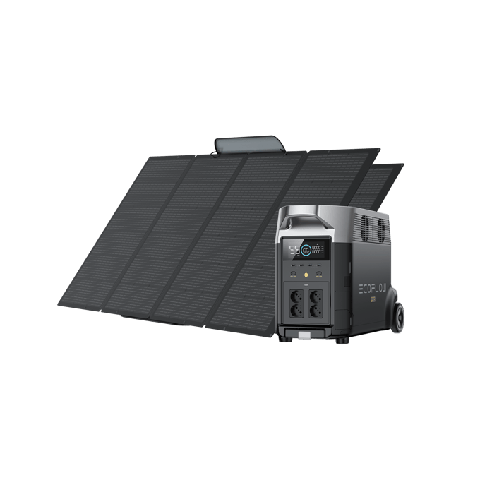 EcoFlow DELTA Pro Solar Generator (Portable PV400W)