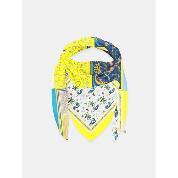 Mucho Gusto ® sjaal st. tropez palm ketting patchwork