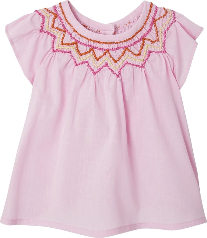 Vertbaudet Babysetje met blouse, short en haarband